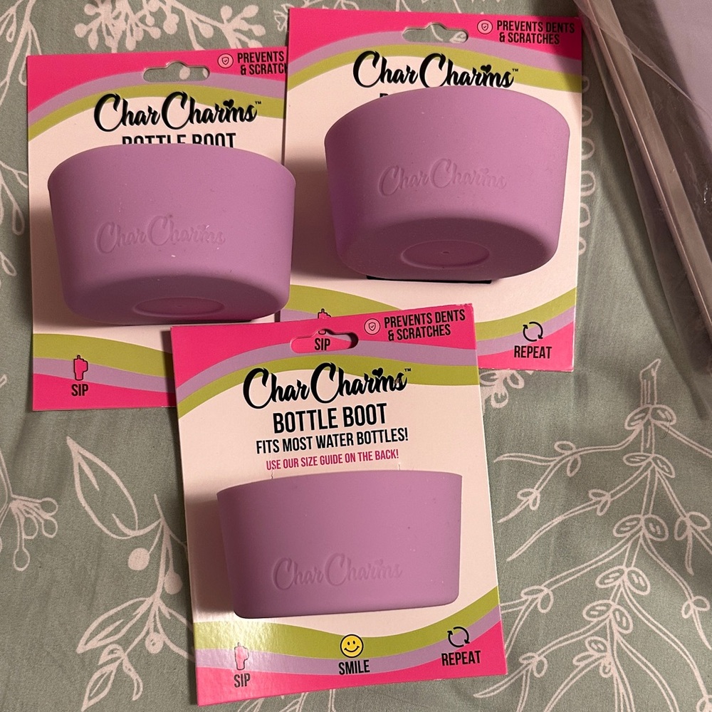 Char Charms Purple Bottle Boot